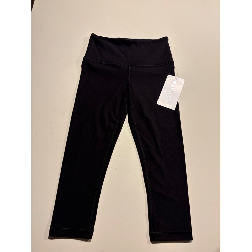 NEW Athleta Black Elation Crop XXS 446681
